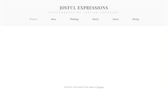 Desktop Screenshot of joyfulexpressionserie.com